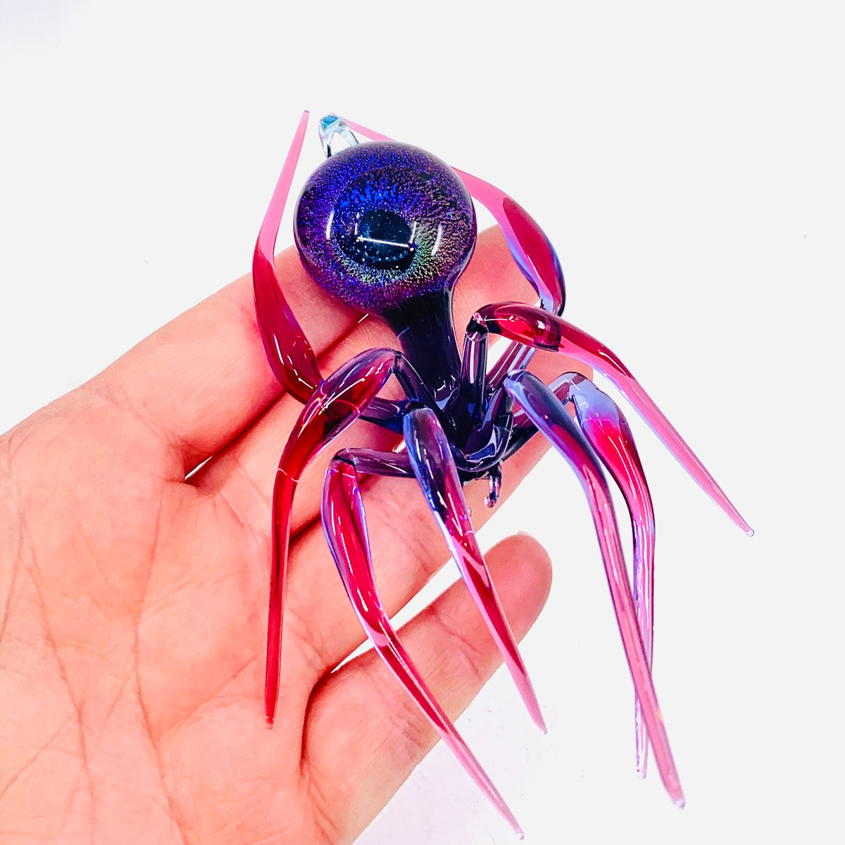 Glass Galaxy Spider Ornament, 54