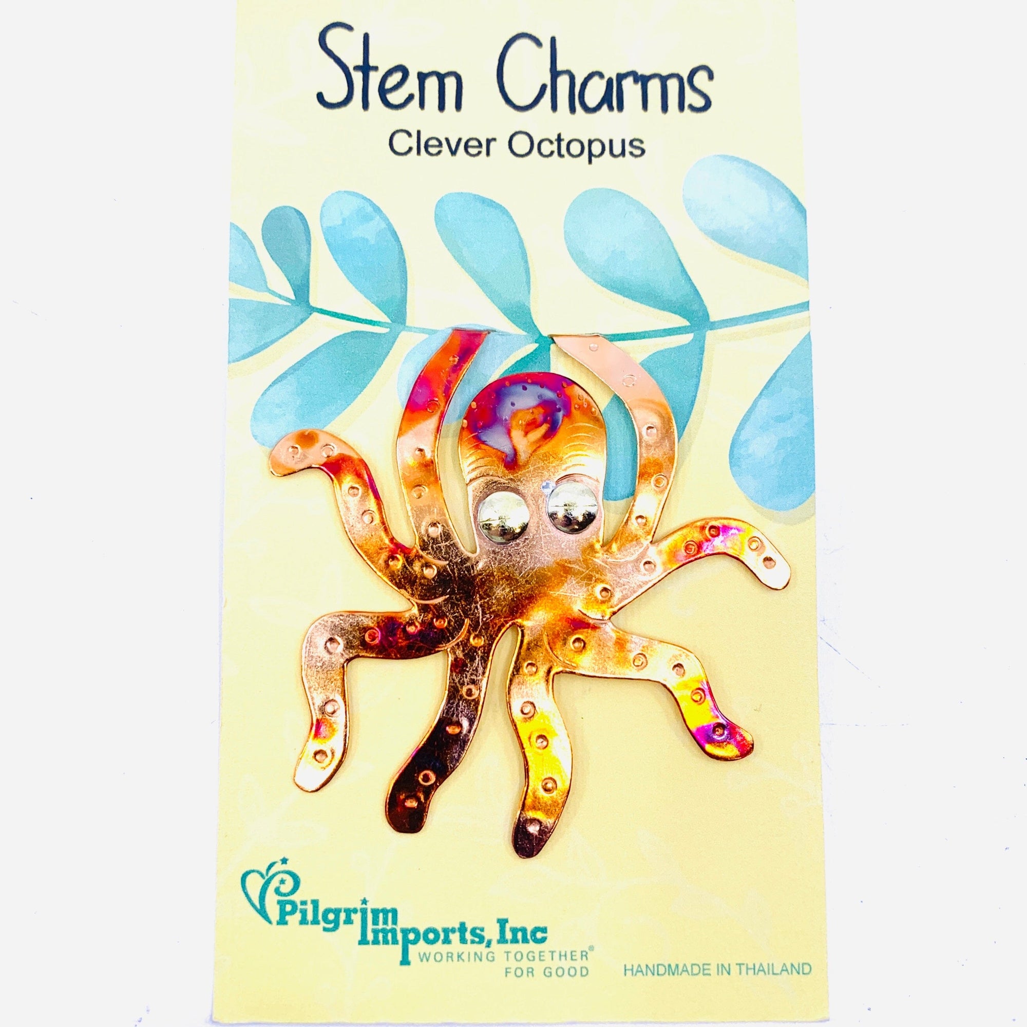 Stem Charms 7, Clever Octopus Miniature Pilgrim Imports 