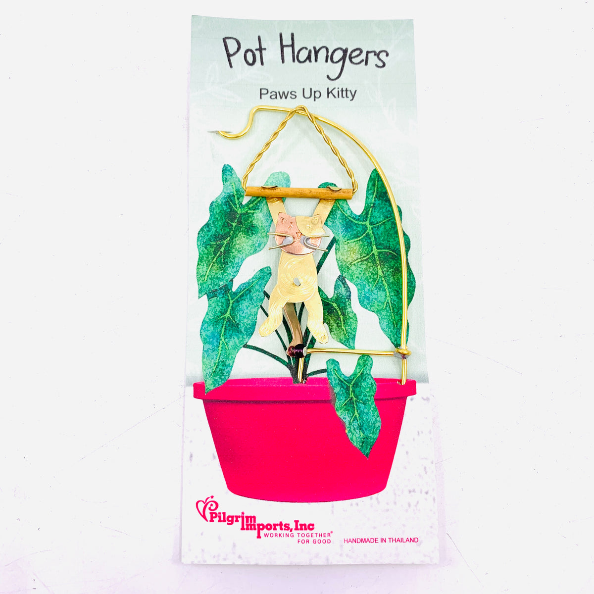 Plant Hangers 3, Paws Up Kitty