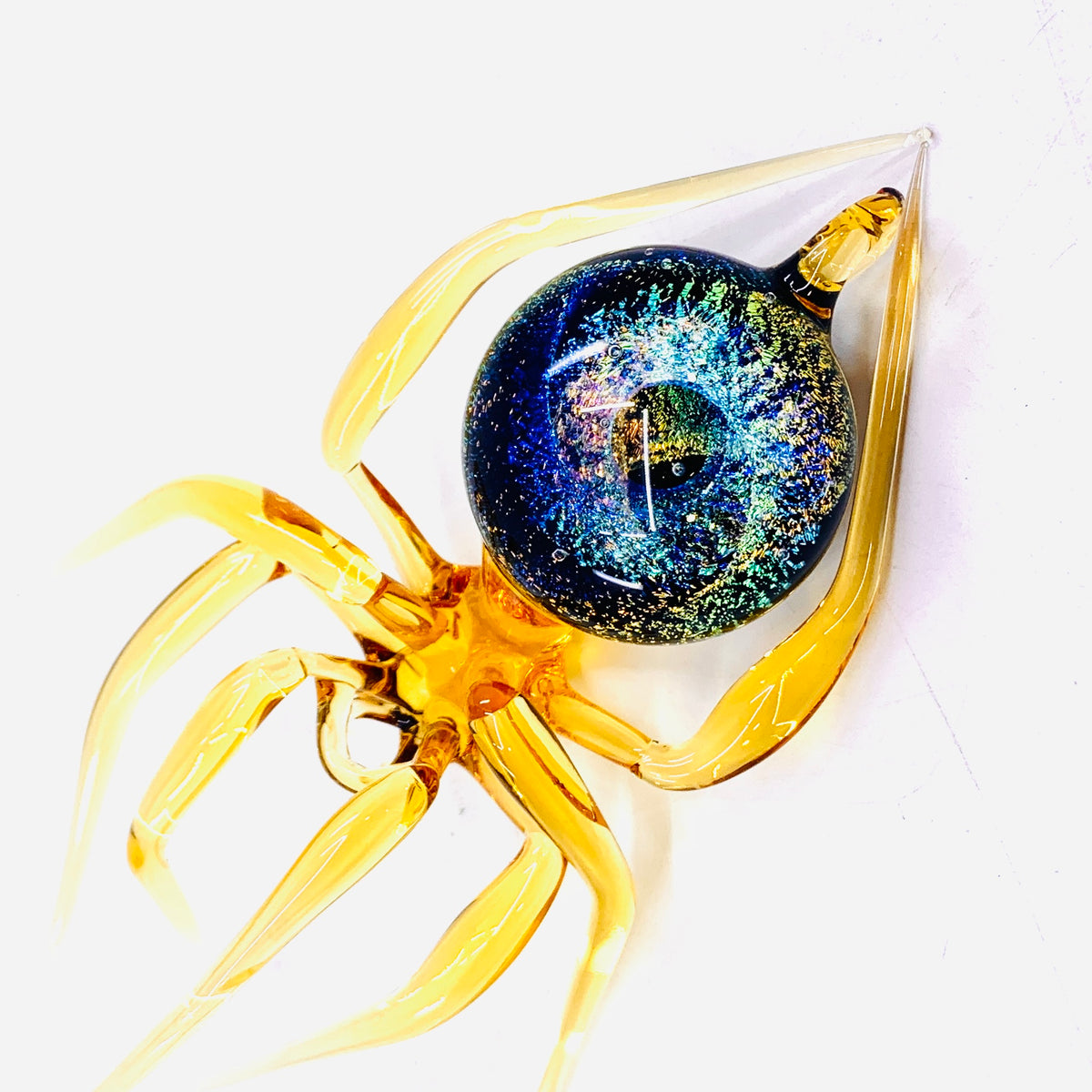 Glass Galaxy Spider Ornament, 37