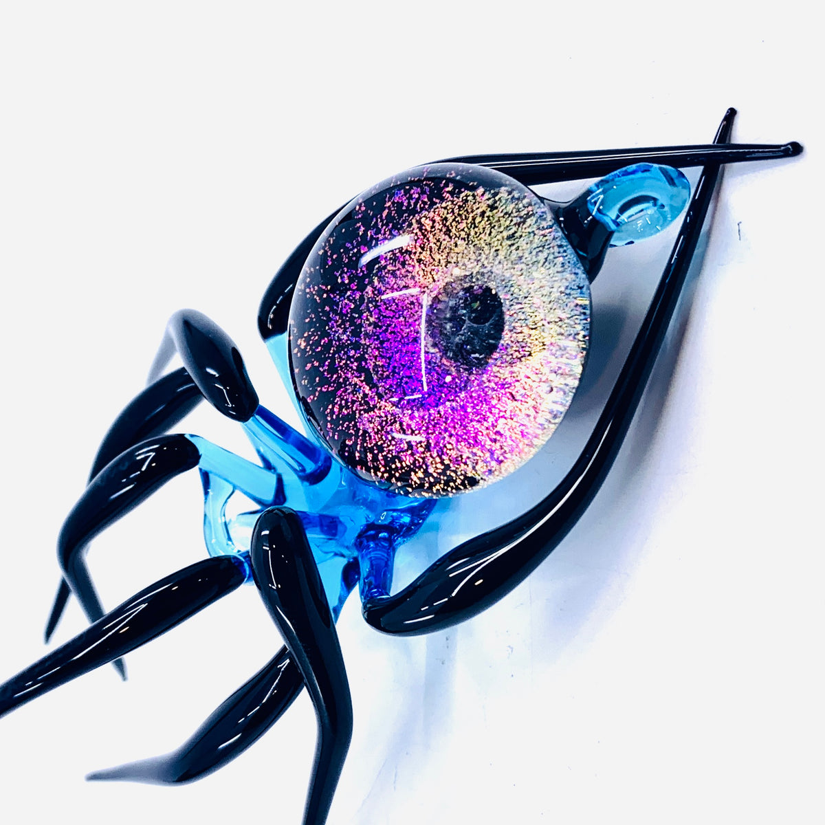 Glass Galaxy Spider Ornament, 47