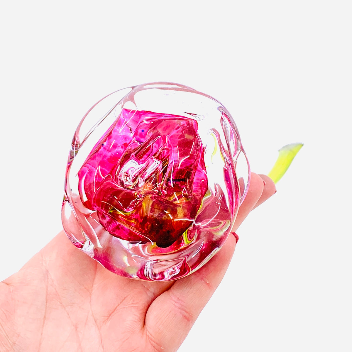 Pulled Glass Rose 659
