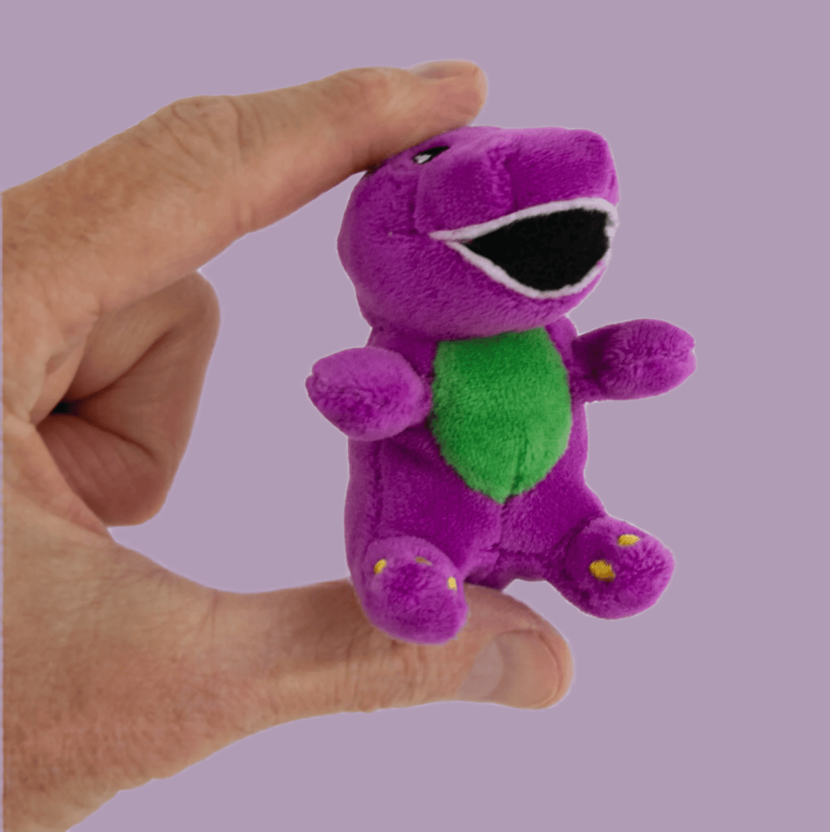World's Smallest Barney Plush Super Impulse
