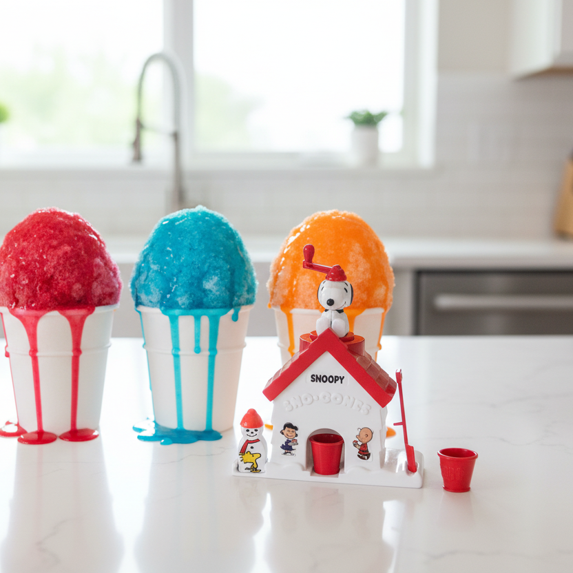 World's Smallest Snoopy Sno-Cone Machine