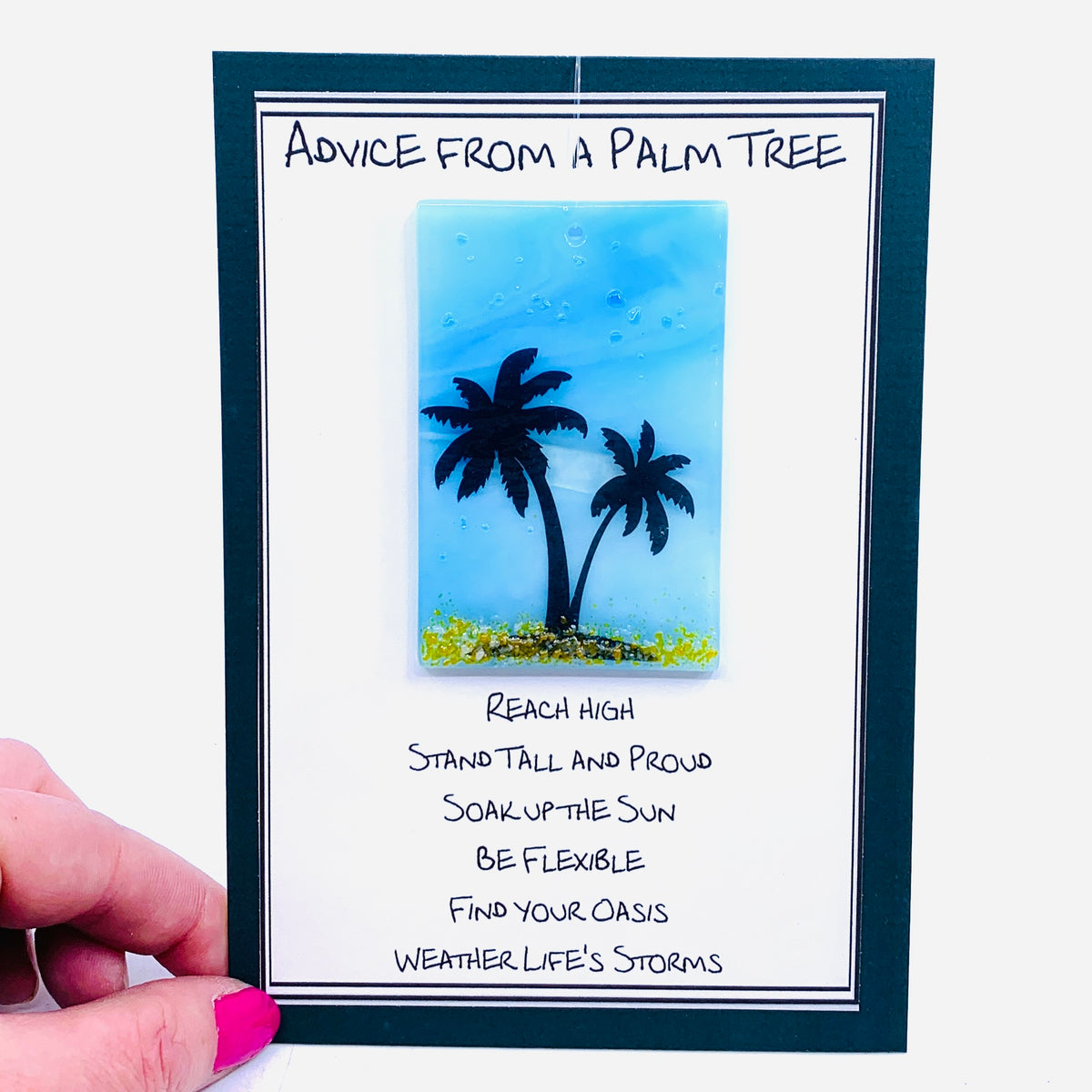 Fused Glass Advice From a Palm Tree 1