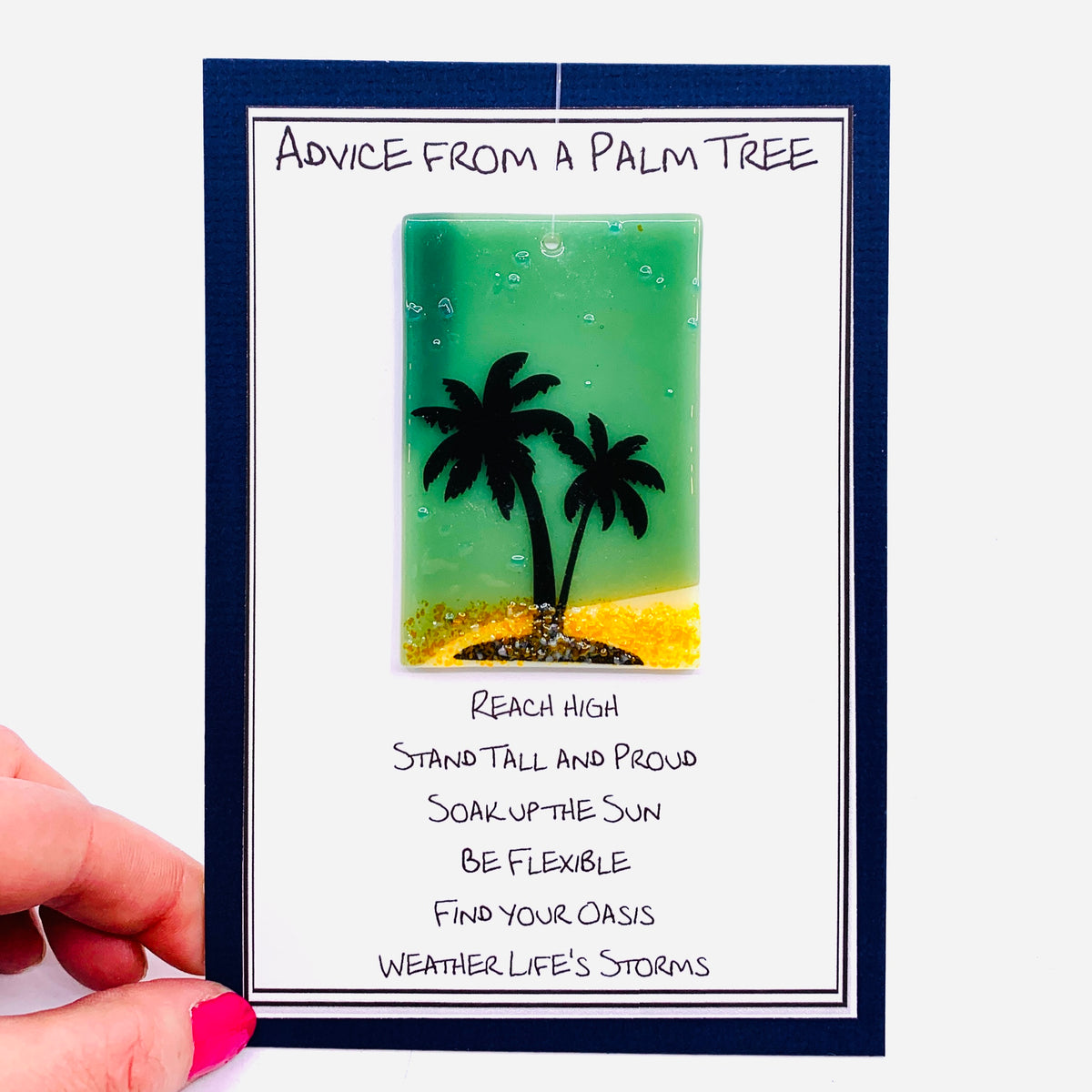 Fused Glass Advice From a Palm Tree 2