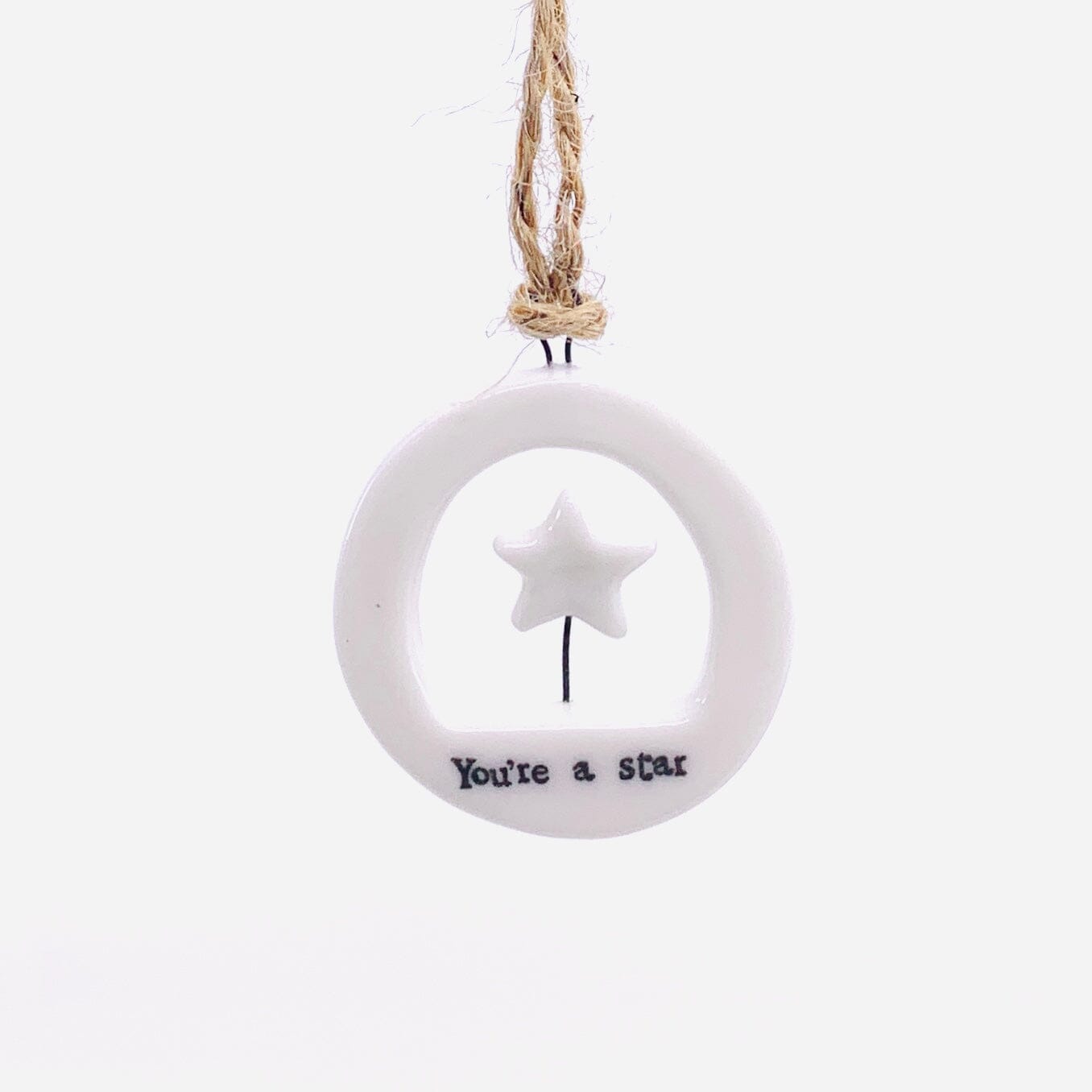 Porcelain Ornament, You’re a Star Ornament Two's Company 