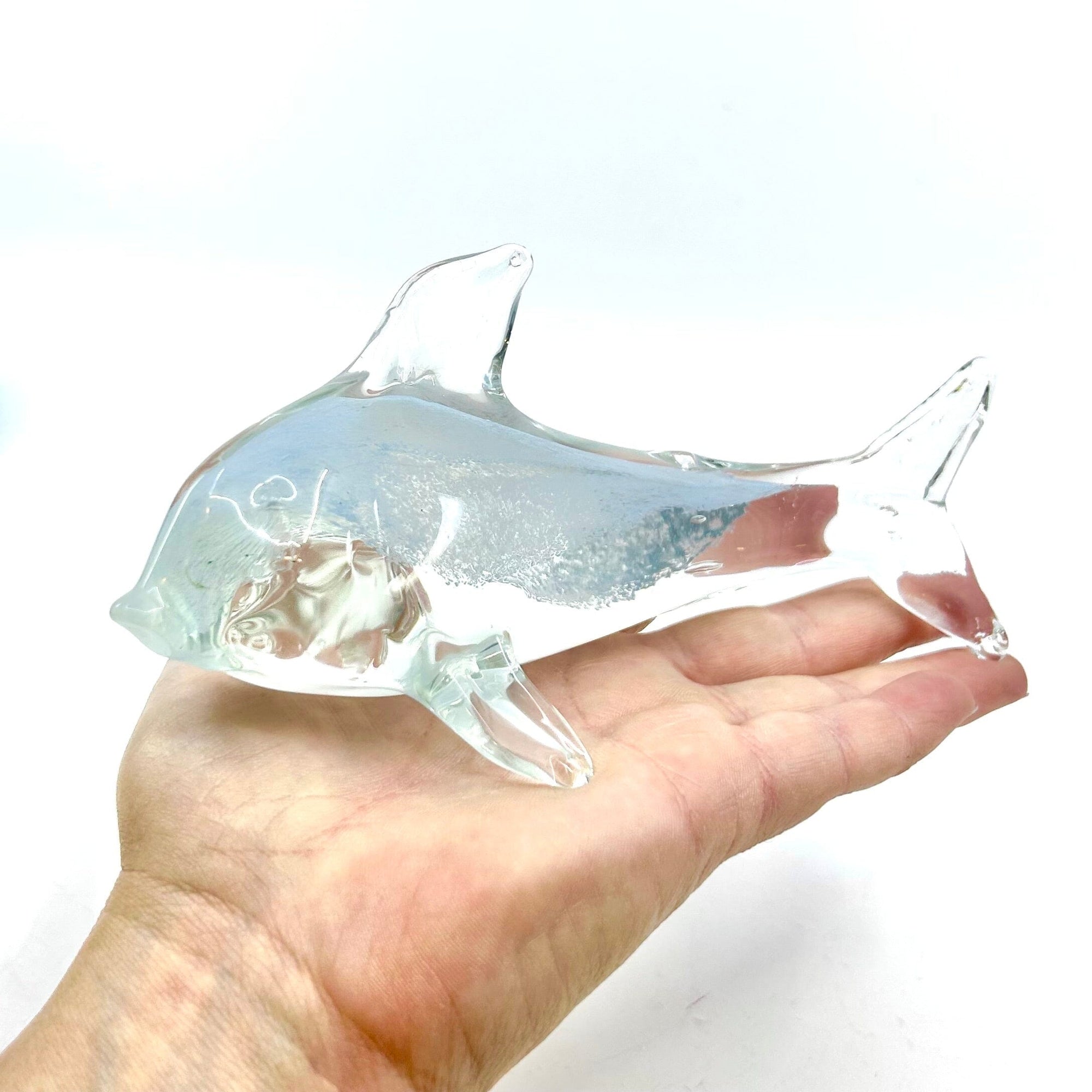 Glass Shark Paperweight Decor Chesapeake Bay 