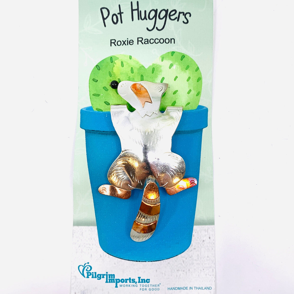 Pot Huggers 21, Roxie Raccoon Miniature Pilgrim Imports 
