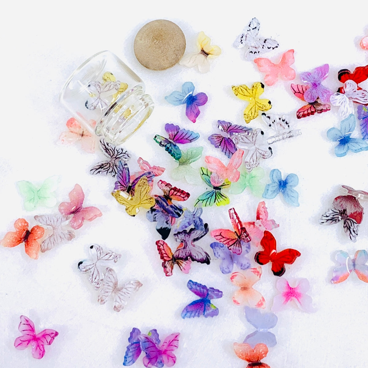 Tiniest Glass Jar of Butterflies
