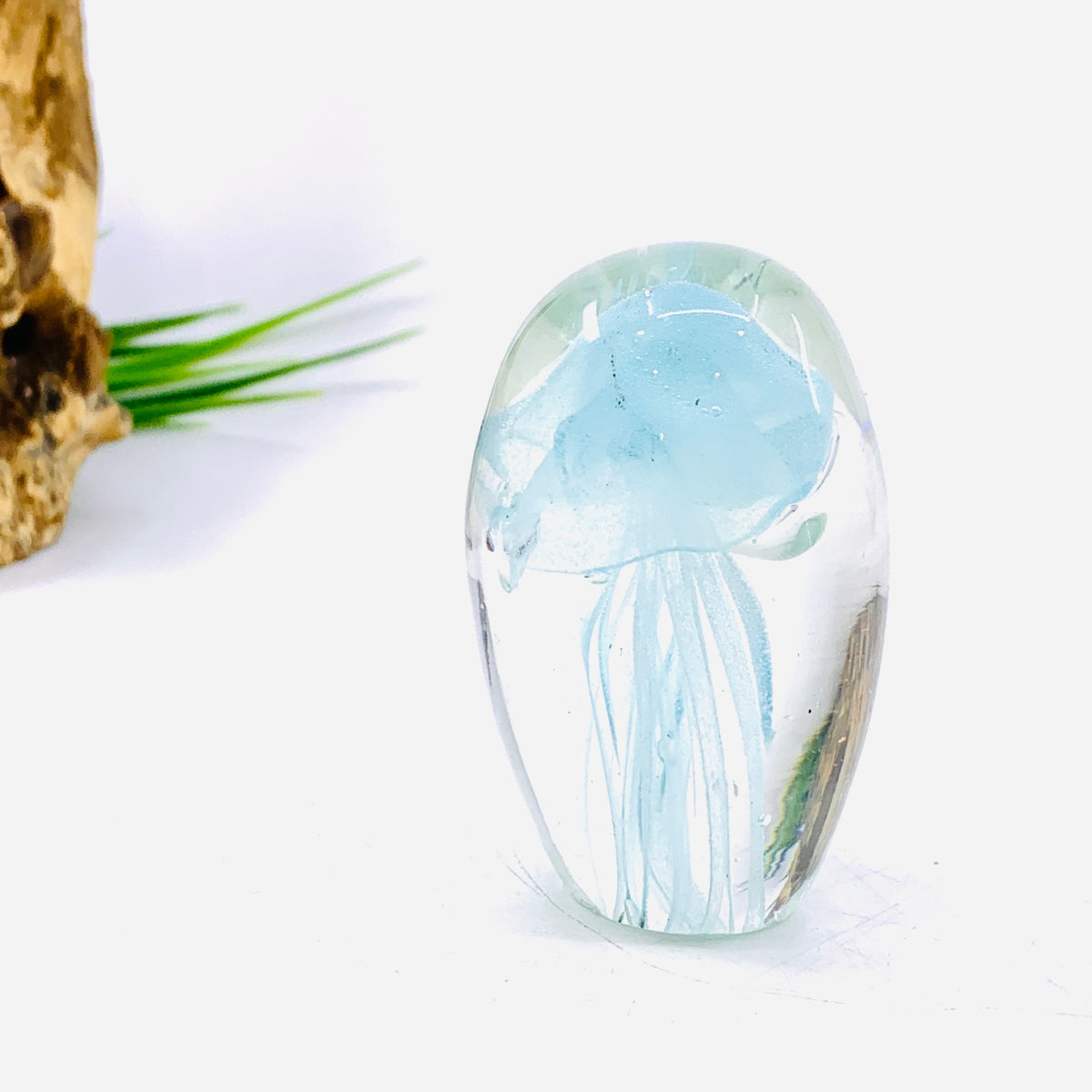 Glow in The Dark Jellyfish Paperweight Small 14, Sky A
