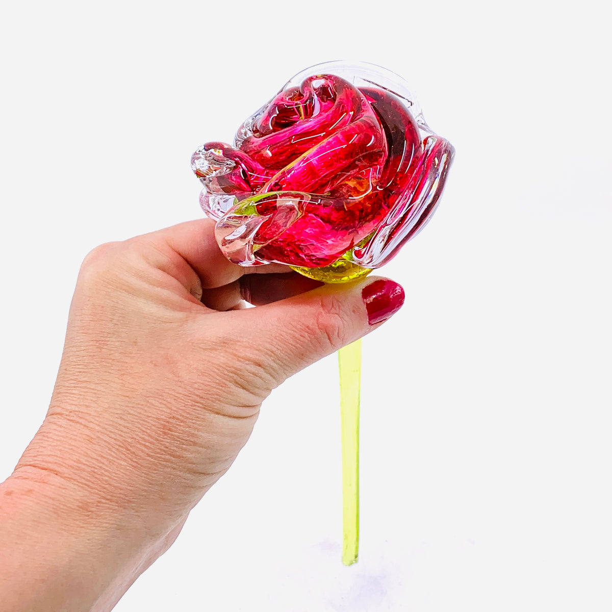 Pulled Glass Rose 655