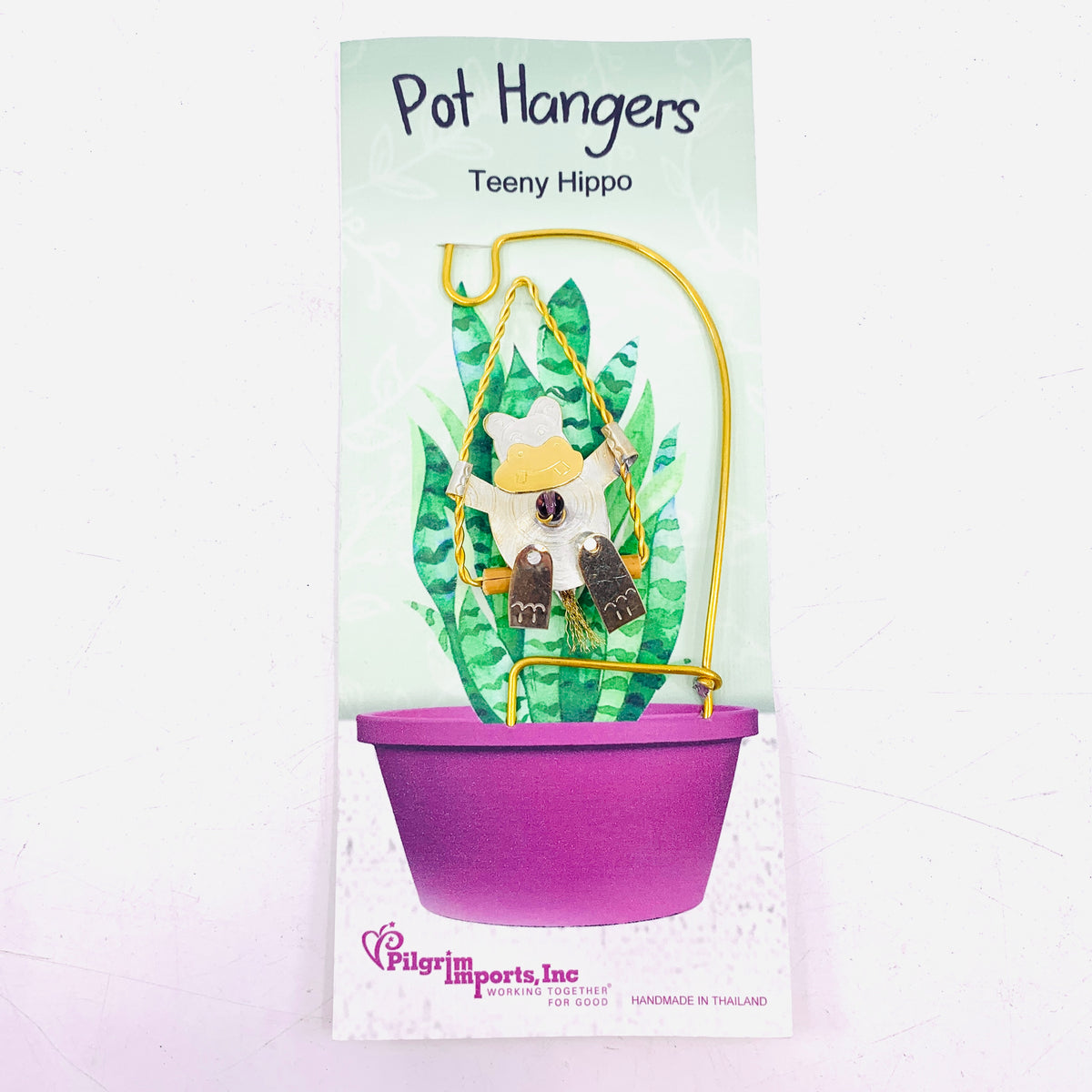 Plant Hangers 8, Teeny Hippo