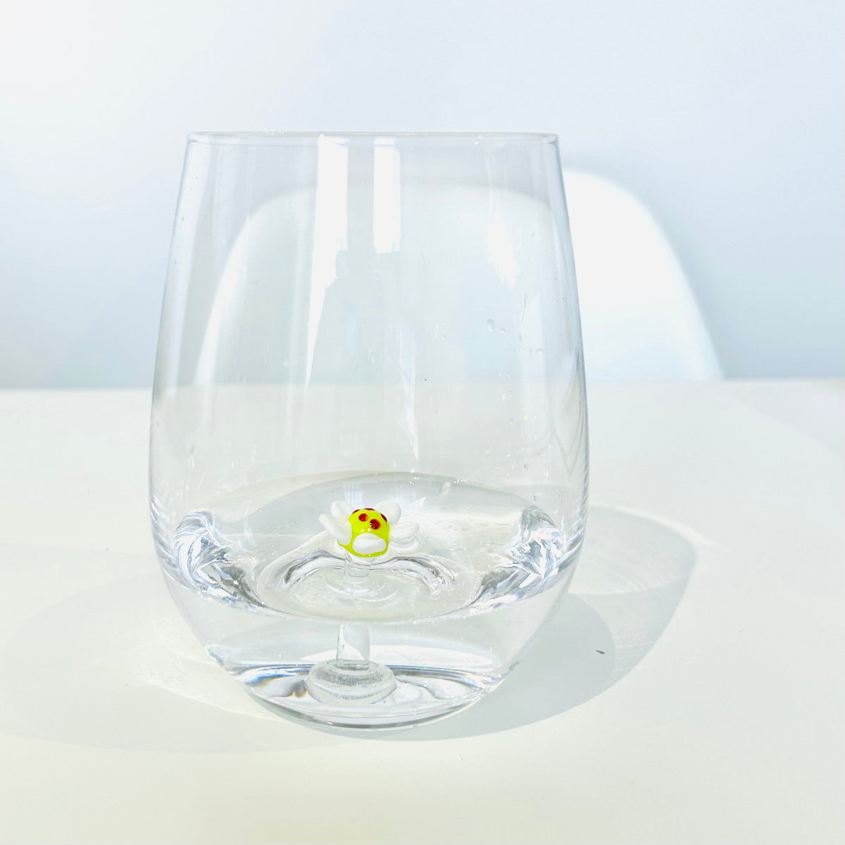 Tiny Animal Large Pour Wine Glass, Flower