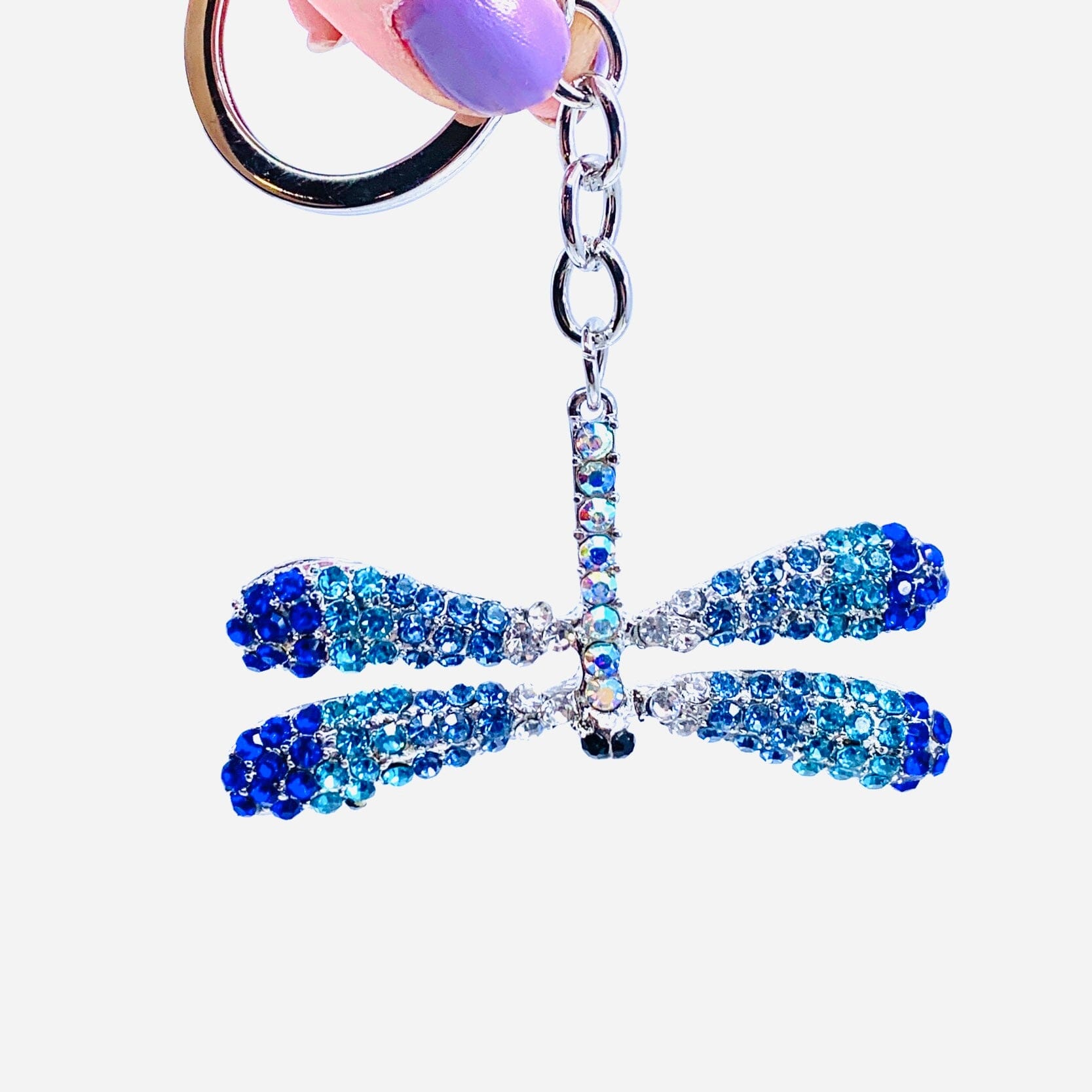Bejeweled Key Chain 4, Dragonfly Accessory Kubla Craft 