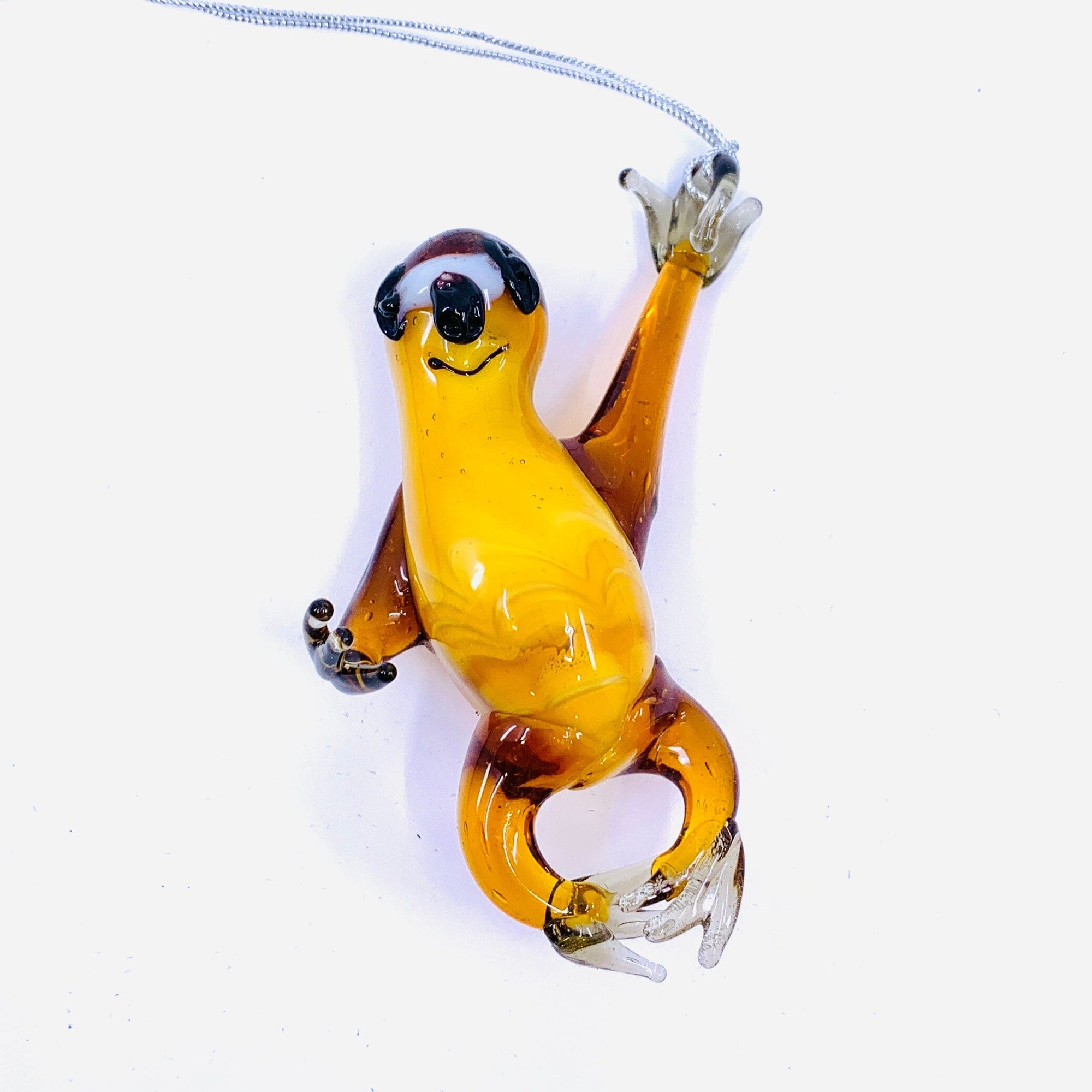 Glass Ornament, Sloth Ornament Dynasty 