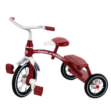 World's Smallest Radio Flyer Classic Red Dual Deck Tricycle Super Impulse