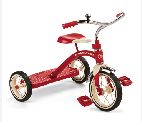 World's Smallest Radio Flyer Classic Red Dual Deck Tricycle Super Impulse