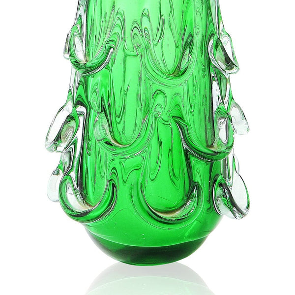 Evergreen Blown Glass Tree, Green - Luke Adams Glass Blowing Studio