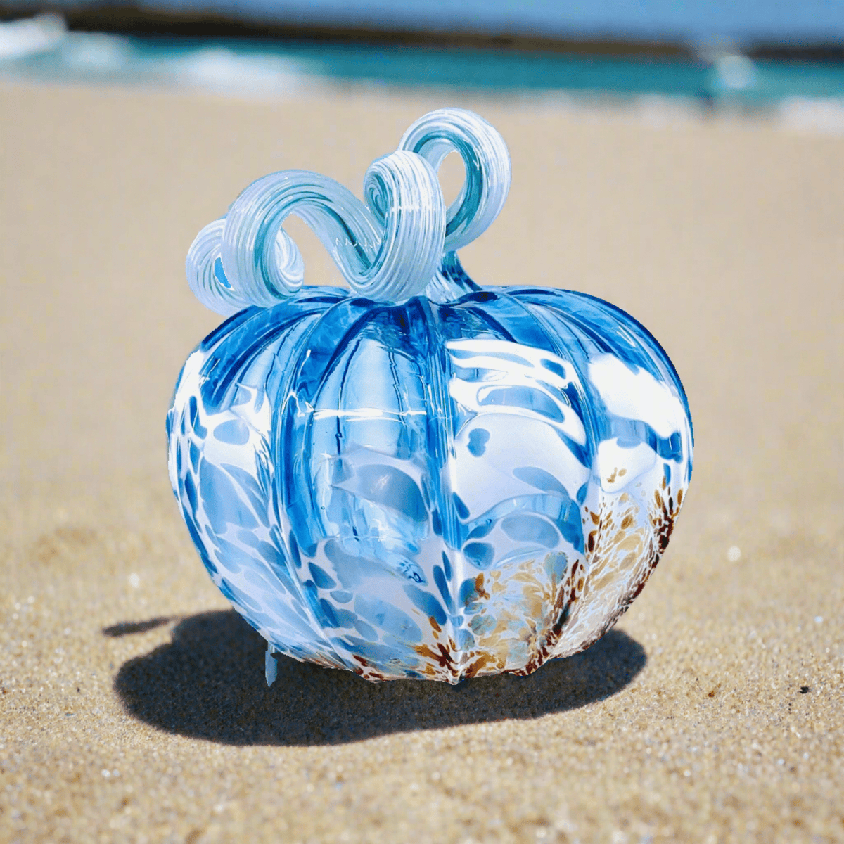 Summer Beachy Squat Pumpkin