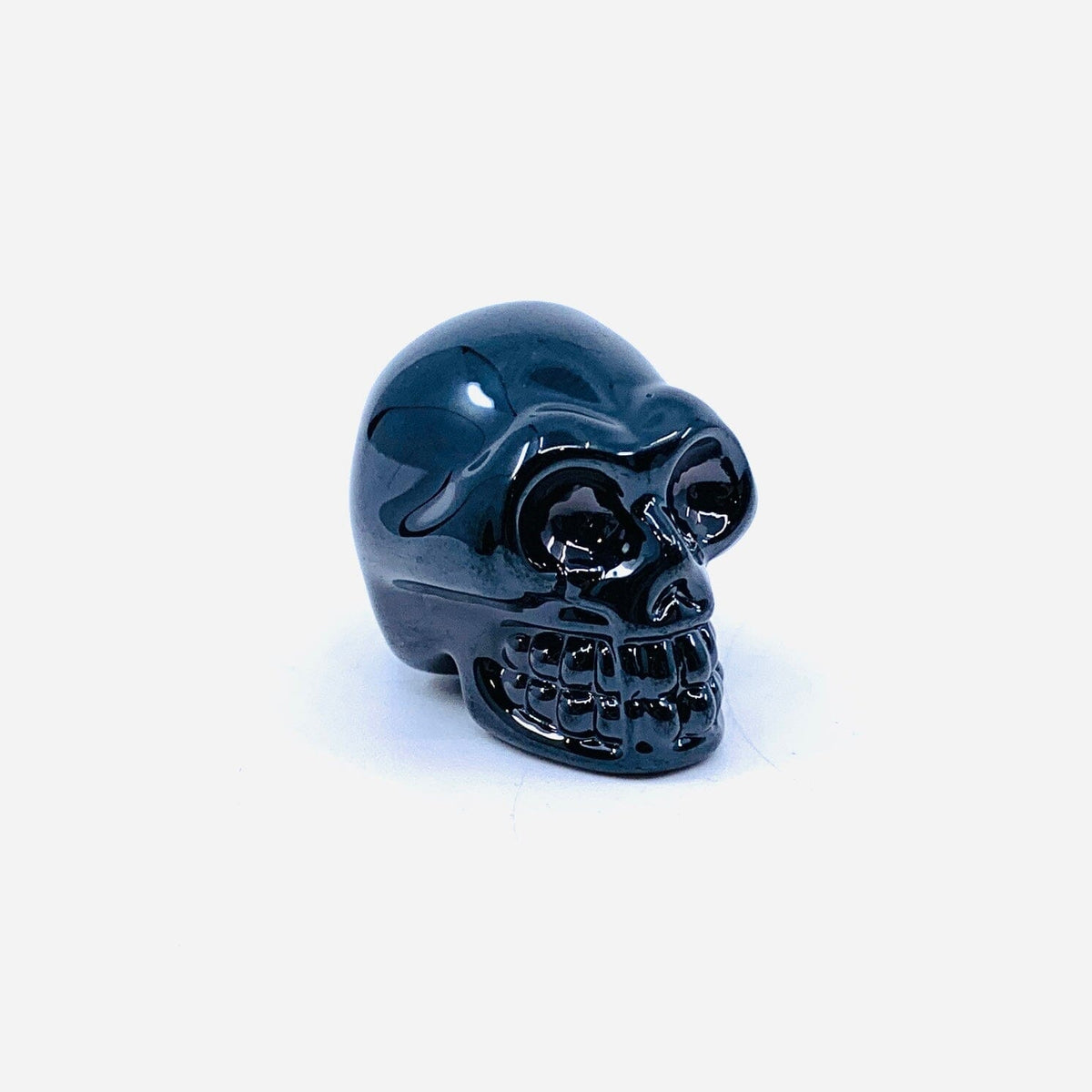 Colorful Glass Skulls Miniature - Titanium 