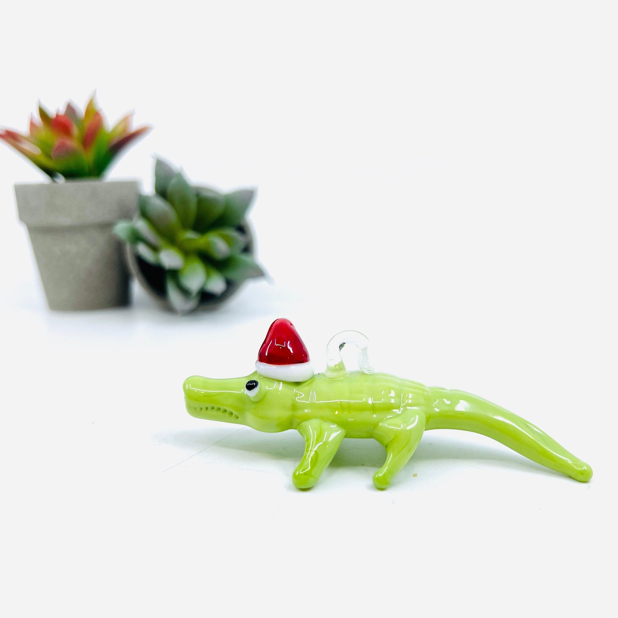 Festive Pocket Alligator Miniature C&F Enterprises 