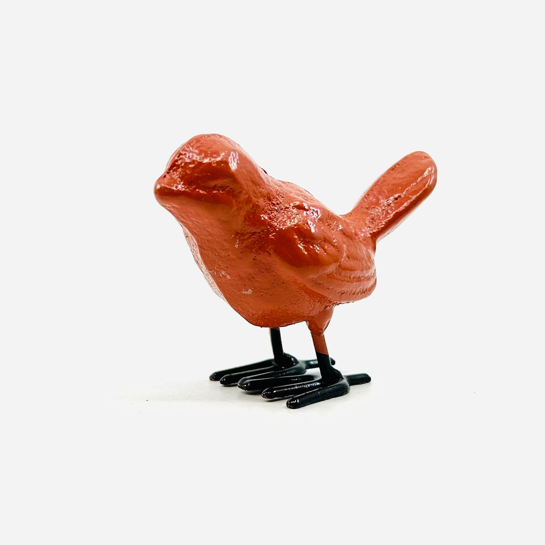 Little Cast Iron Bird, Boho Terracotta Decor Ganz 