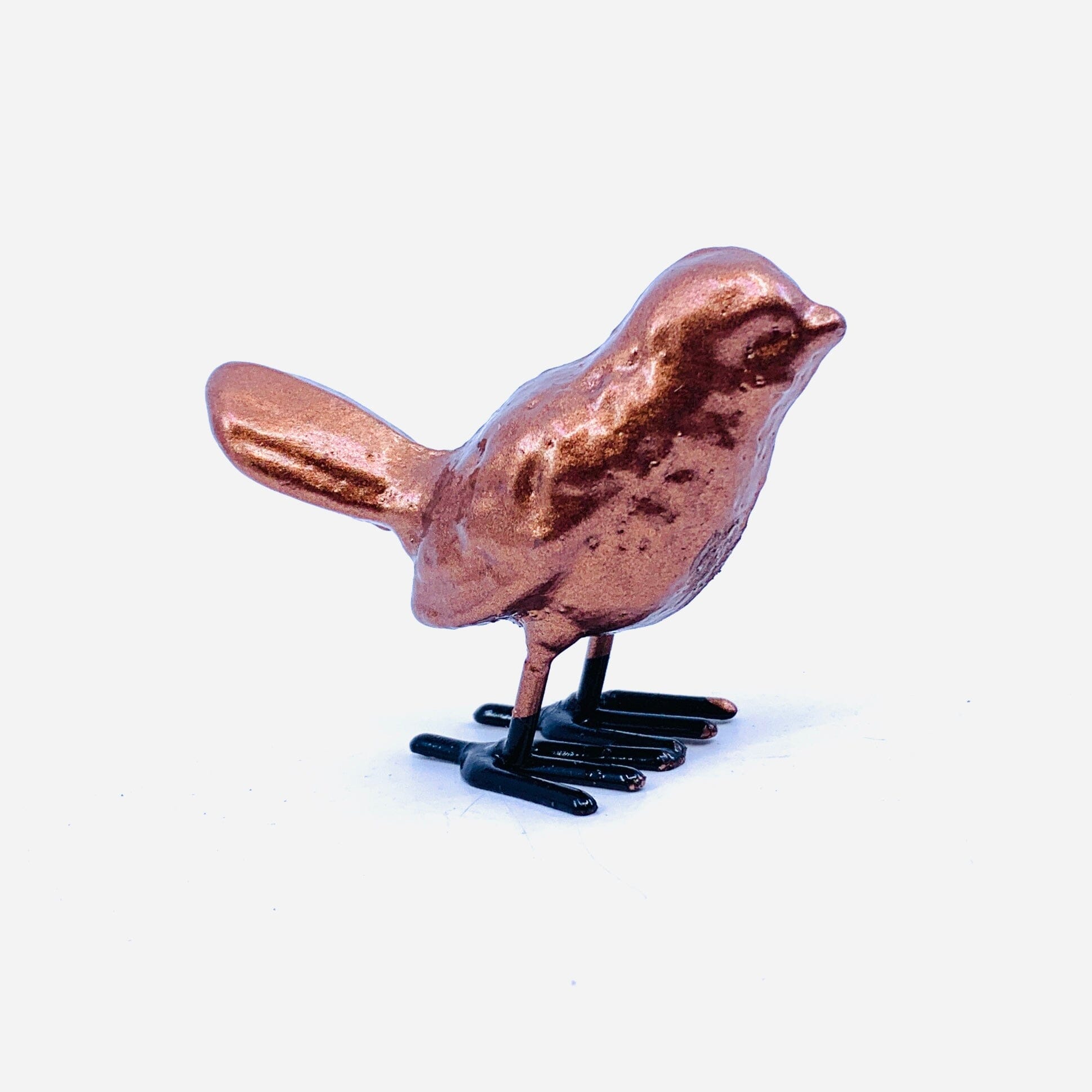 Little Cast Iron Bird, Metallic Copper Decor Ganz 