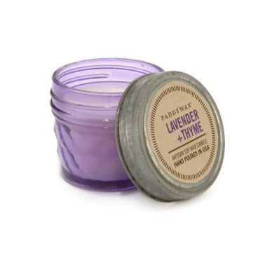 Glass Relish Jar Candle, Lavender &amp; Thyme