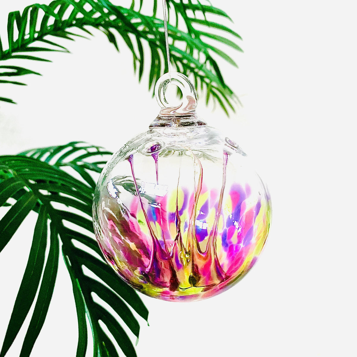 Tree of Life Ornaments, Mini 3&quot; Wish Ball Luke Adams Glass Blowing Studio 
