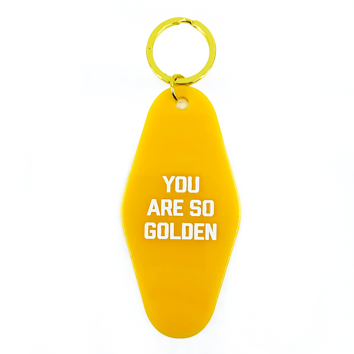 Retro Keychain, You Are So Golden