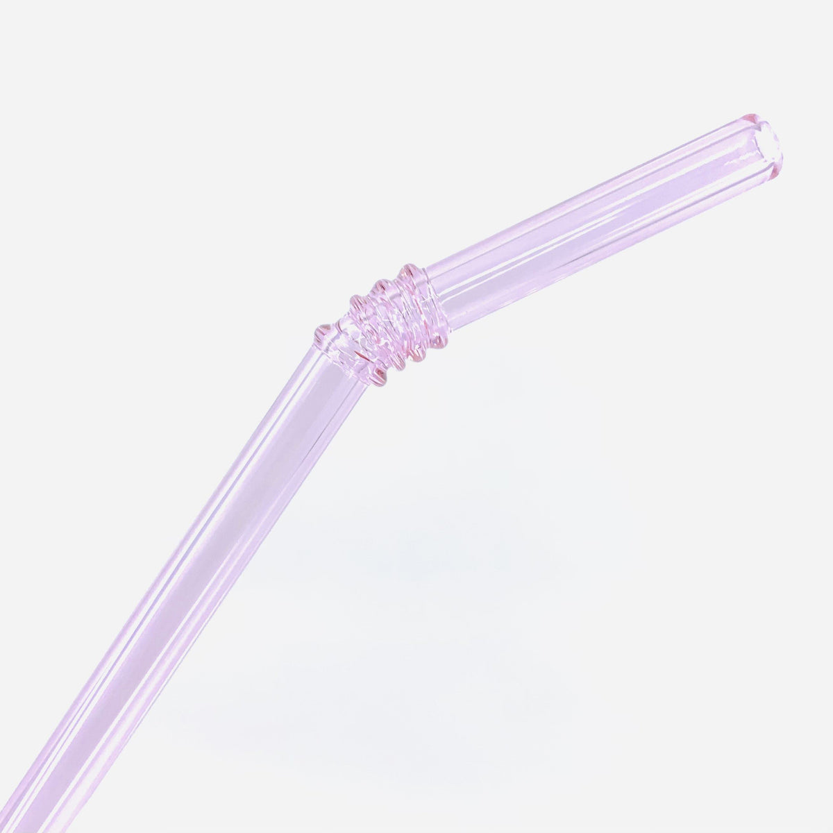 Colored Glass Straws Accessory Nomatiq Pink 