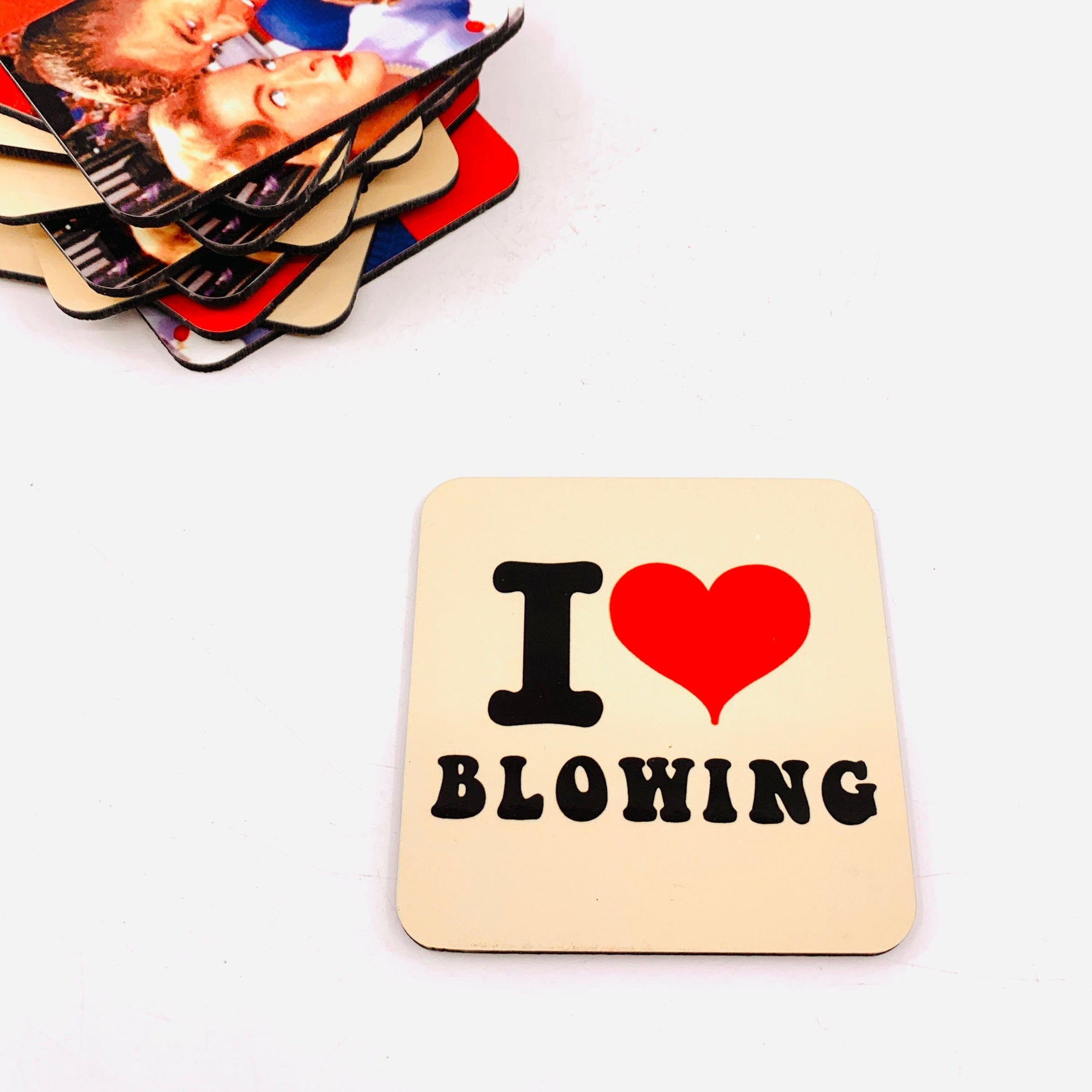 "I Love Blowing" Coasters Decor - 