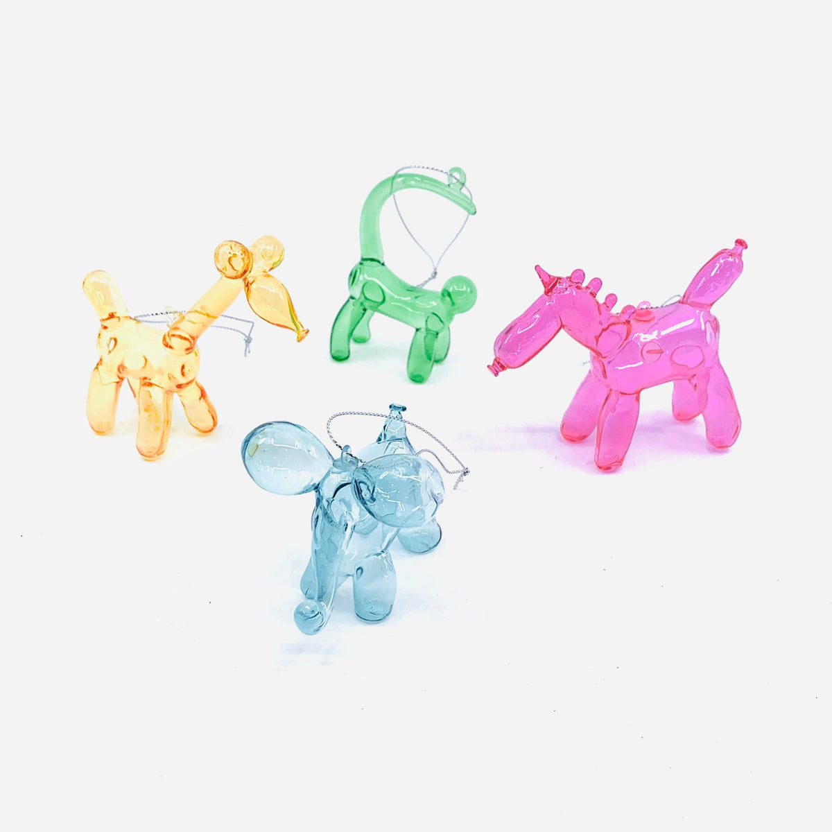 Balloon Animal Glass Ornaments Ornament One Hundred 80 Degrees 