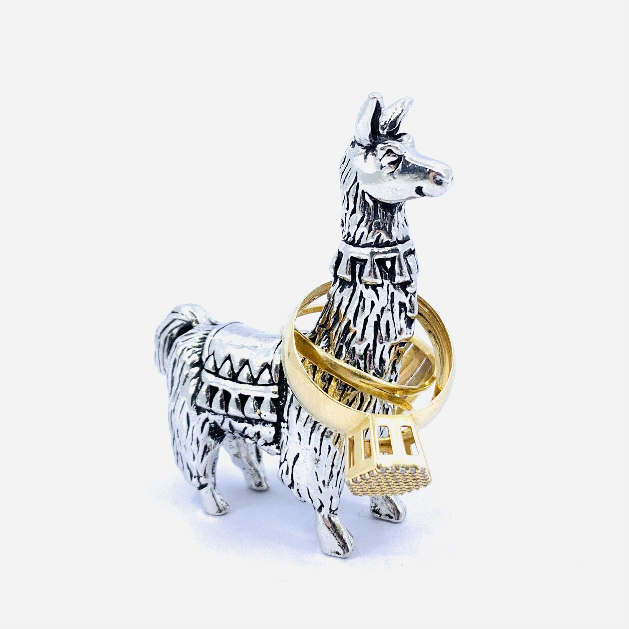Pewter Ring Holder, Llama Accessory Basic Spirit 