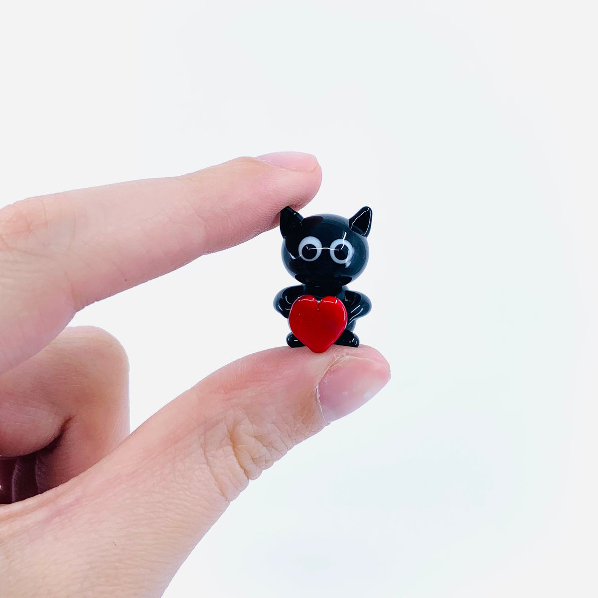 Little Glass Love Cats Miniature - 