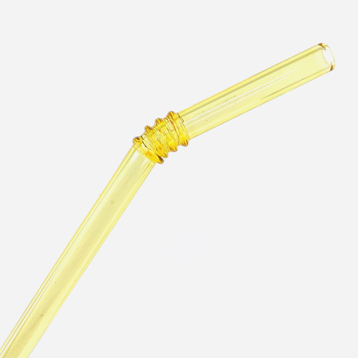 Colored Glass Straws Accessory Nomatiq Yellow 