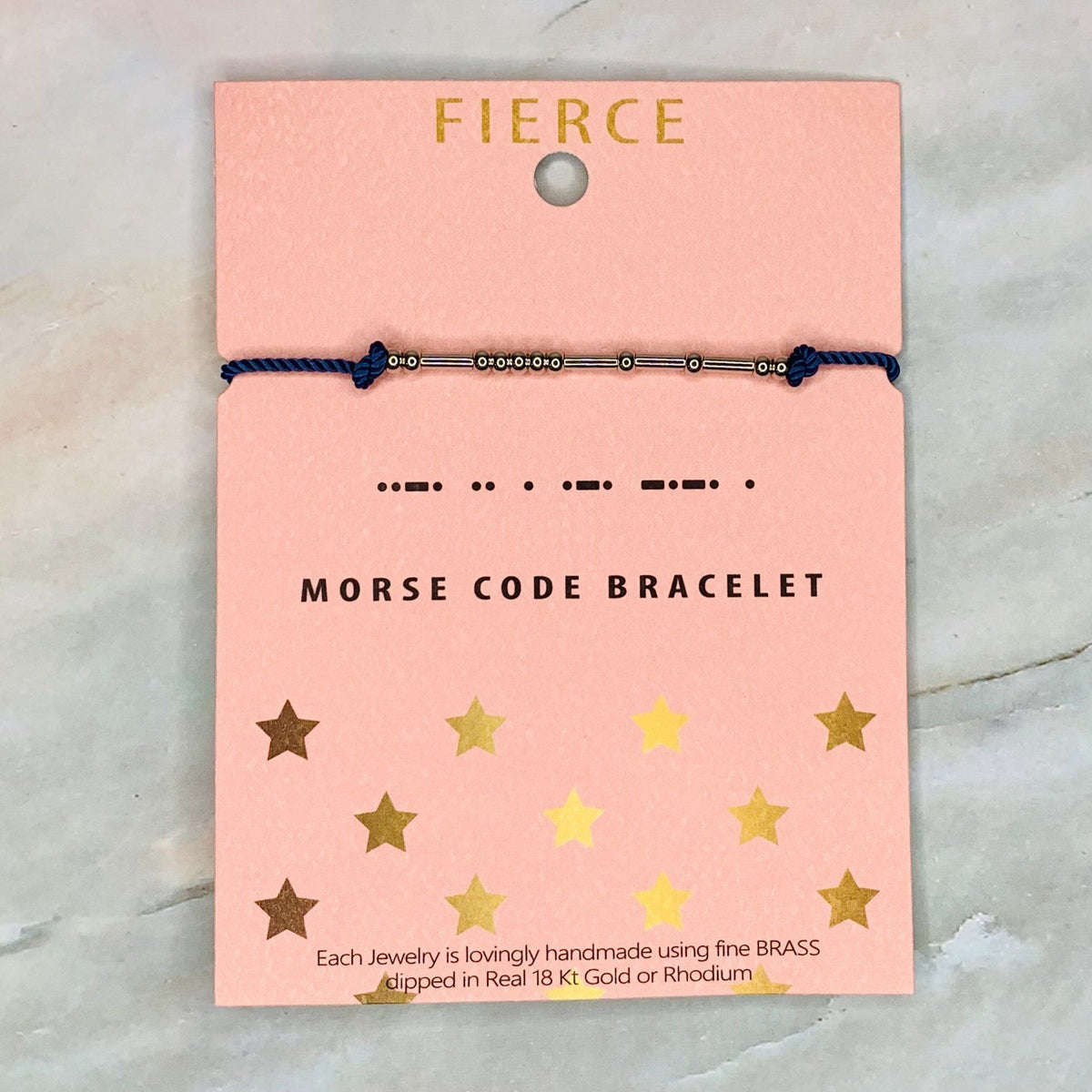 Morse Code Bracelet Jewelry Lauren-Spencer Fierce 
