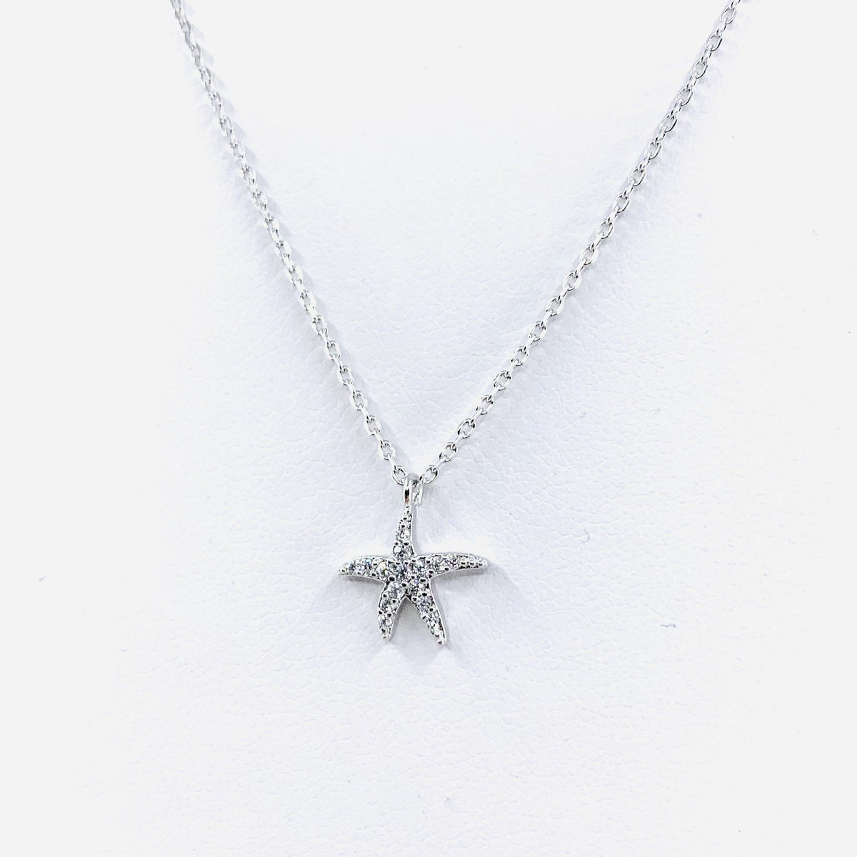 Starfish Choker Necklace Cloie NY Silver 