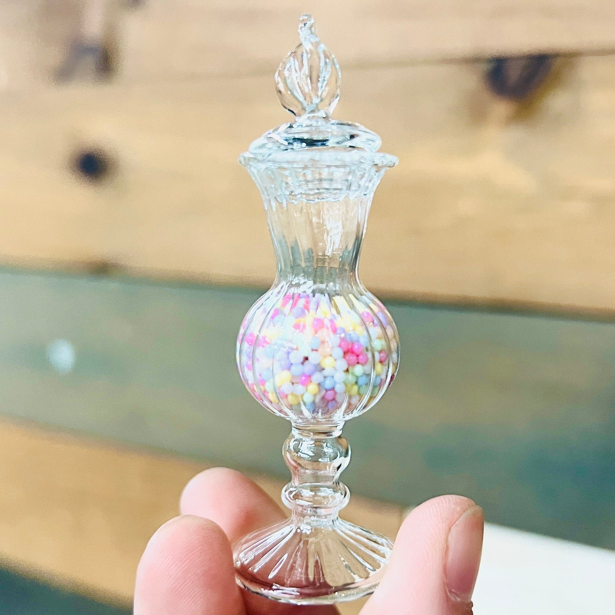 Tiniest Tall Jar of Gum Balls Miniature - 