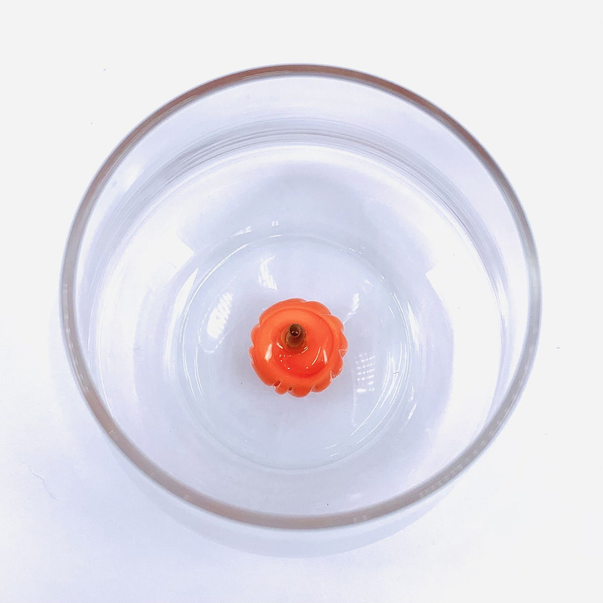 Tiny Animal Drinking Glass, Pumpkin Decor MiniZoo 