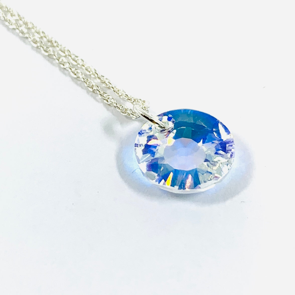 Swarovski Sun Crystal Necklace Snooty Jewelry 