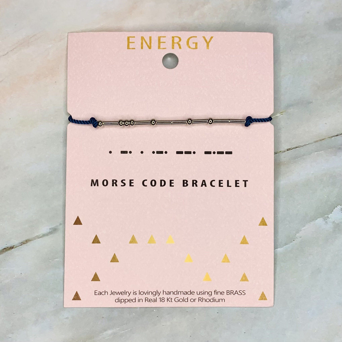Morse Code Bracelet Jewelry Lauren-Spencer Energy 