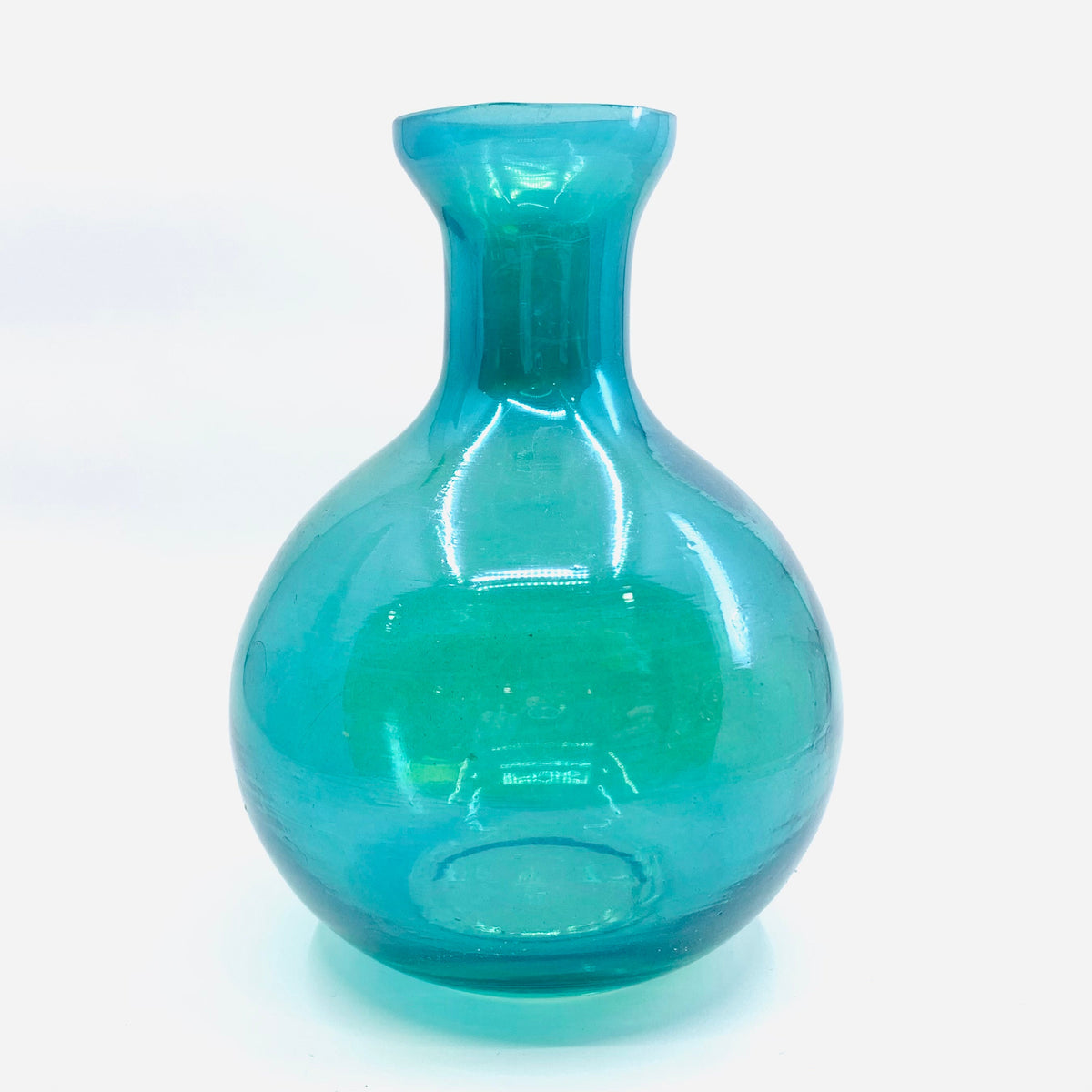 Iridescent Glass Vases One Hundred 80 Degrees Teal 