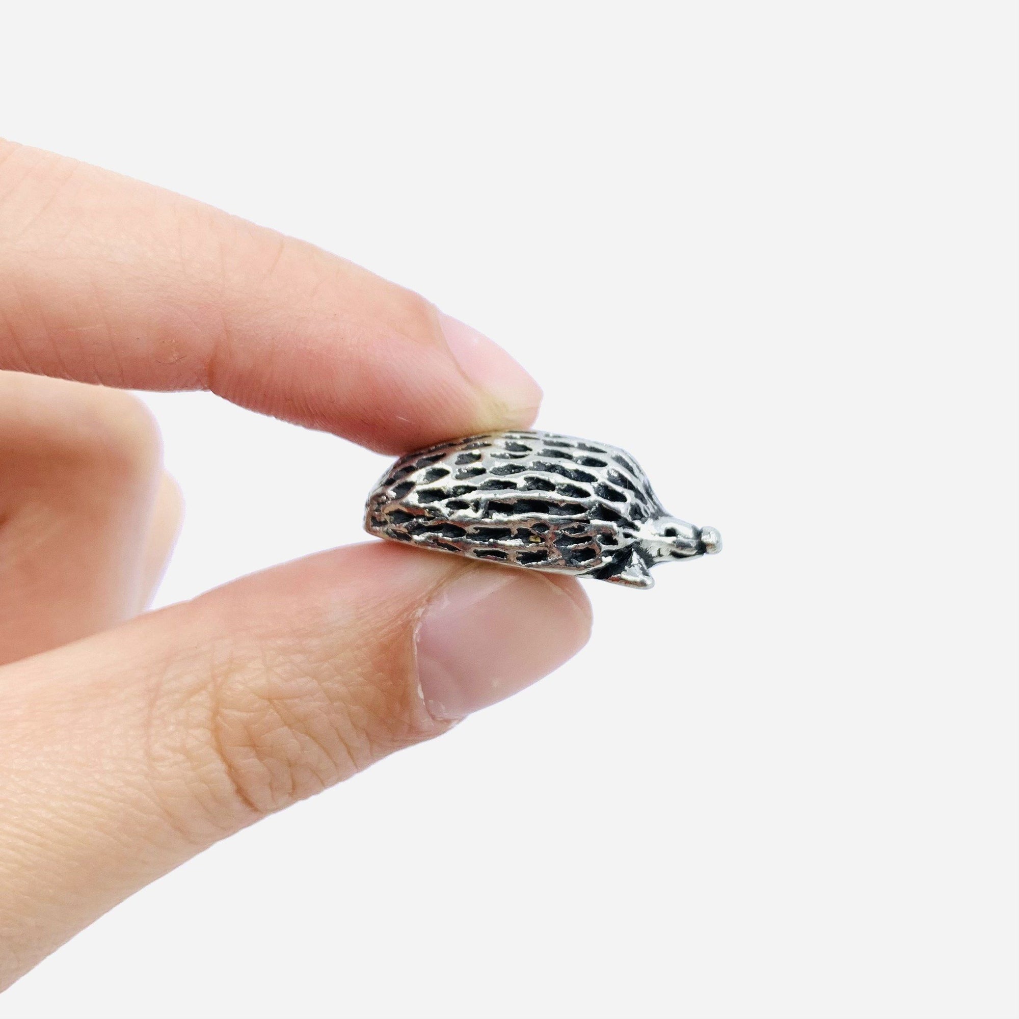 Miniature Pewter Figurine, Hedgehog Basic Spirit 