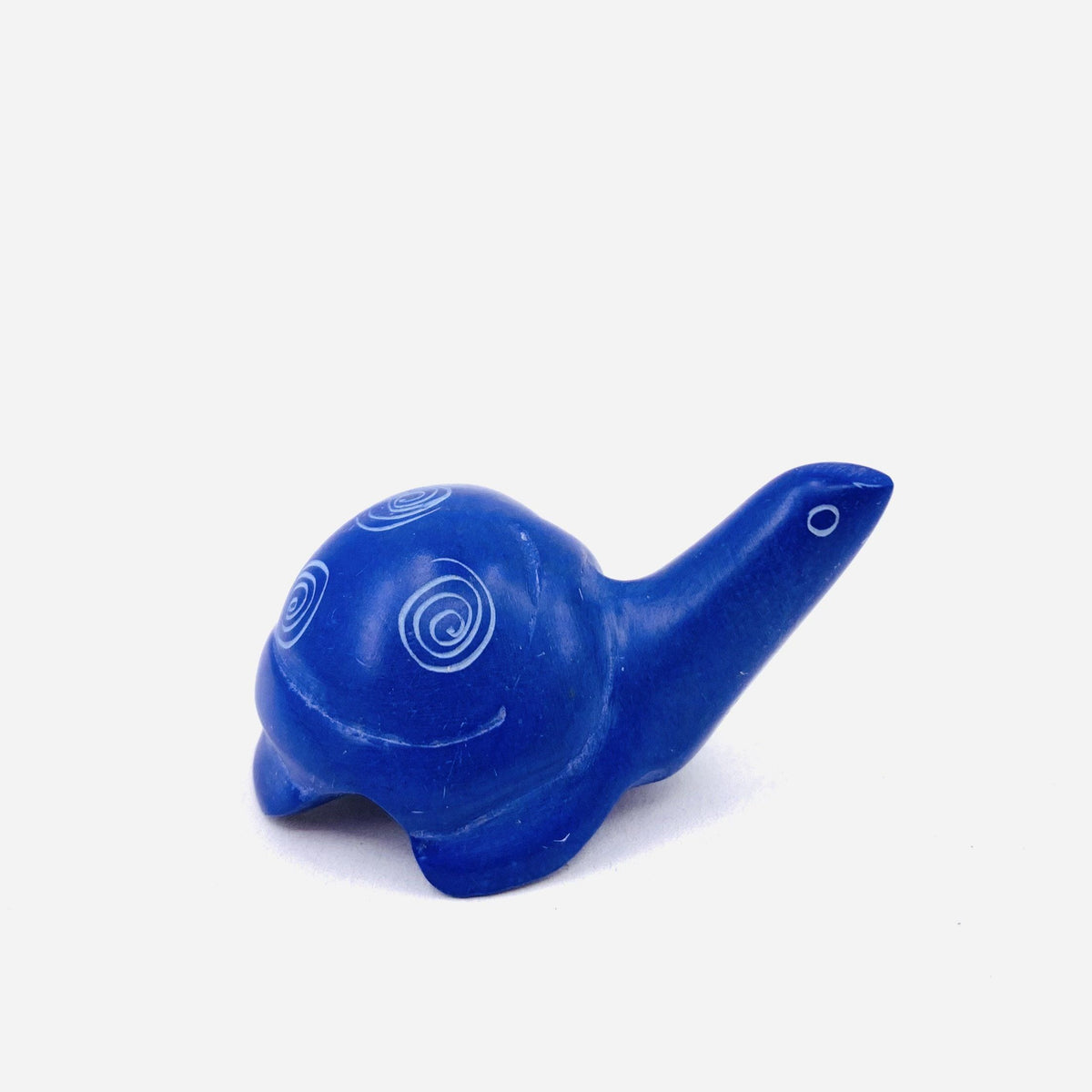 Carved Small Animals, Turtles Venture Imports Blue 