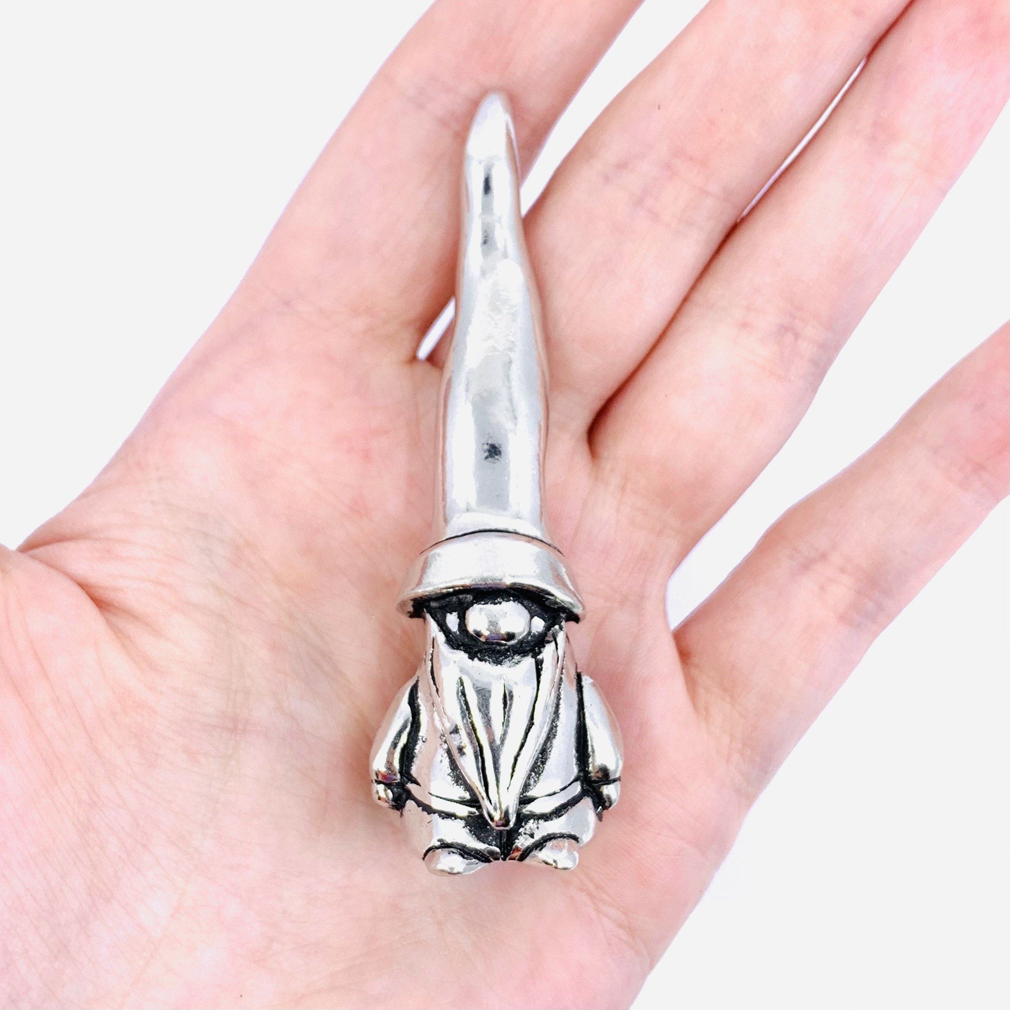 Pewter Ring Holder, Gnome Accessory Basic Spirit 