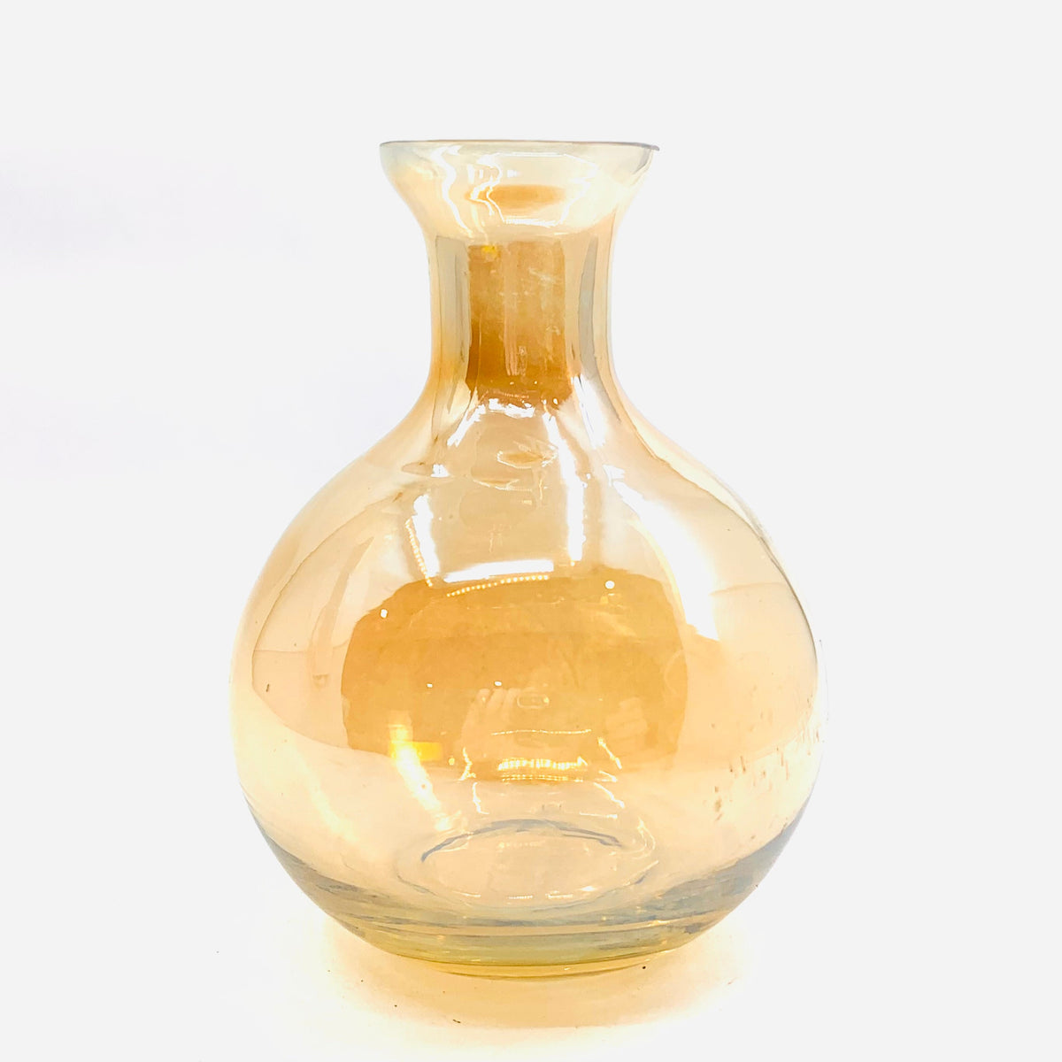 Iridescent Glass Vases One Hundred 80 Degrees Golden 