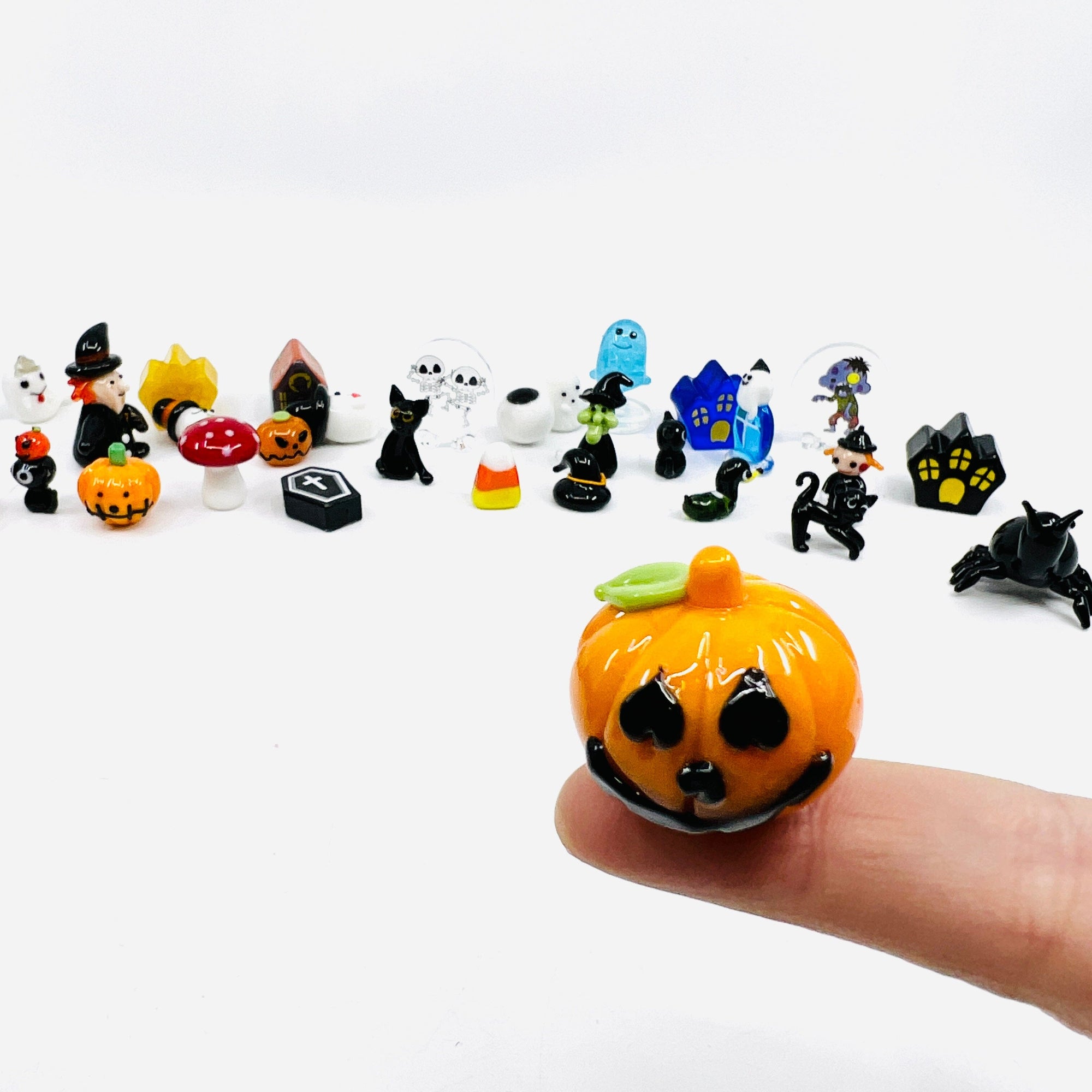 Tiny Halloweenie Pleased Pumpkin Miniature Alex 