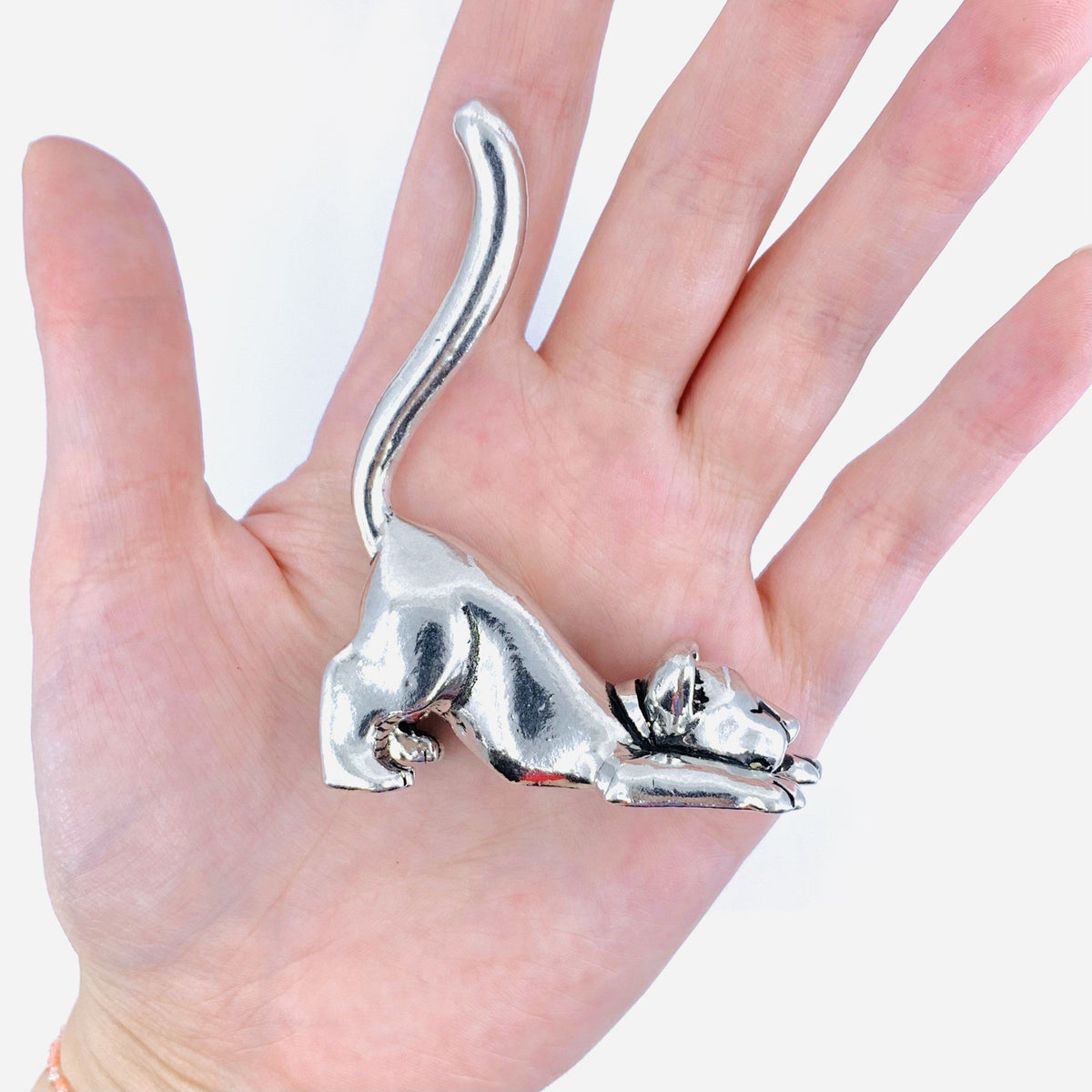 Pewter Ring Holder, Cat Accessory Basic Spirit 